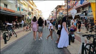 Paralia Katerinis Beach Greece walking tour  09 July 2021 [upl. by Ryley]