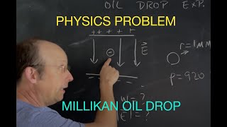 Physics Problem Millikan Oil Drop [upl. by Aisylla53]