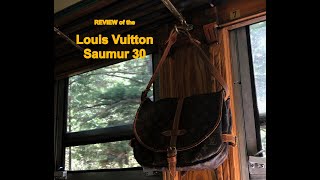 LUXURY  Louis Vuitton Saumur 30 Review  Best LV Summer Fall and YearRound Bag [upl. by Horatia]