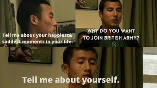 British Army InterviewBritish ArmySingapore Police ForceGCSPFIntake2023British Army Selection [upl. by Sonitnatsok228]