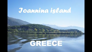 Exploring Ioannina island walking lake forest landscapes pictures  Greece Ioannina [upl. by Enaek]