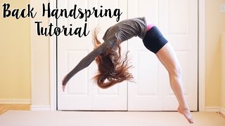 How to do a Back Handspring [upl. by Irej]