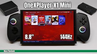 OneXPlayer X1 Mini 88quot 144Hz AMD Ryzen 7 8840U Hands On [upl. by Winzler]