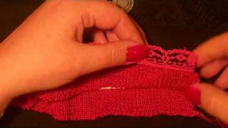 stricken Strumpfband  knitting garter belt [upl. by Krishnah]