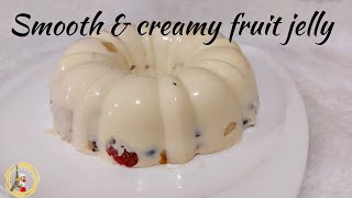 Smooth Creamy Fruit Jelly  Margs Food Diaries [upl. by Evvie217]