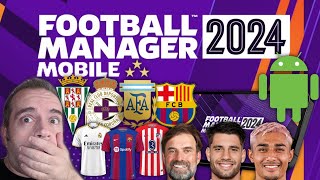 Instala todos los parches en Football Manager 2024 Mobile en Android fm24mobile macfra facepack [upl. by Trellas]