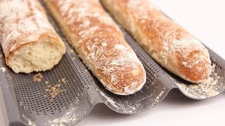 Homemade Baguette Recipe  Laura Vitale  Laura in the Kitchen Episode 713 [upl. by Znieh]