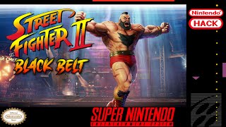 SNES Hack Street Fighter II Black Belt Edition  Zangief [upl. by Selma213]