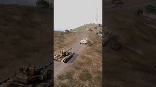 T14 Armata tank vs m1 abrams tank battle shorts short [upl. by Lorenza895]