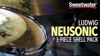 Ludwig Neusonic 3Piece Shell Pack Demo [upl. by Aciretal]