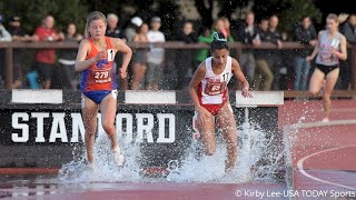 Allie Ostranders Ridiculously Close Steeple Finish [upl. by Irual]