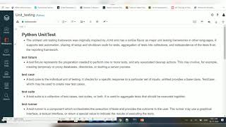 Python Unit Testing Python Unittest example how to do python code testing PythonUnitTest Testing [upl. by Yrallam558]