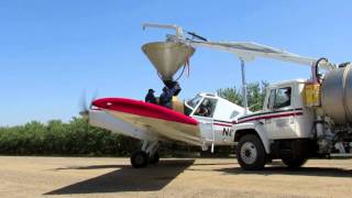 Rice seed loaded into airplane [upl. by Shiller]