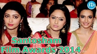 Santosham Film Awards 2014  Tollywood Actress Rocks [upl. by Annaegroeg]