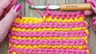 Crochet Brioche Stitch How To Tutorial [upl. by Niu]