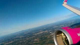 Airbus A321CEO Full flight  Venice to Bucharest with Wizzair  Amazing Sound [upl. by Tomlinson357]