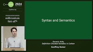 Generic Arity DefinitionChecked Variadics in Carbon  Geoffrey Romer  CNow 2024 [upl. by Mayeda]