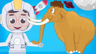 Hickory Dickory Wooly Mammoth vs Were Going On A Rocket Ship Preschool Songs for Circle Time [upl. by Yalhsa]