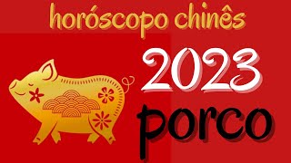 Horóscopo Chinês 2023  Porco [upl. by Philender]