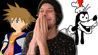 Reacting to Kingdom Hearts Chronicles amp Goofys Trial [upl. by Notgnillew829]