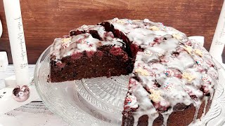 saftiger Gewürzkuchen mit Kirschen 🍒 Blitzrezept [upl. by Kidd]