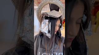 🔥😍 Hair Colouring After 2 YEARS 💇‍♀️ ytshorts haircolour colouring salon hair brownhair [upl. by Crowley]