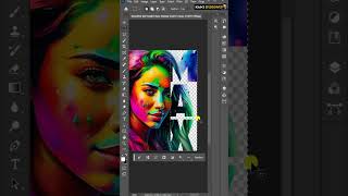 modern graphics design idea in Photoshop shorts photoshoptutorial [upl. by Nosiddam157]