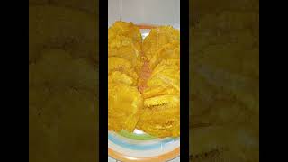 Grimmair good Deep fried press plantain youtubeshorts [upl. by Eniala]