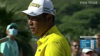 Hideki Matsuyama firing at flags for 10 minutes and 8 seconds [upl. by Nirtak]