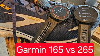 Garmin Forerunner 165 vs 265 InDepth Comparison Review🏃😀 [upl. by Annmarie147]