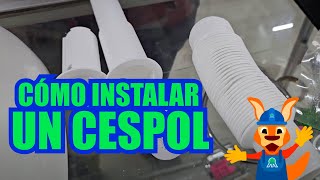 CÓMO INSTALAR UN CESPOL DE LAVABO  CESPOL TIPO ACORDEÓN  CESPOL FLEXIMATIC 2235P [upl. by Ojimmas]