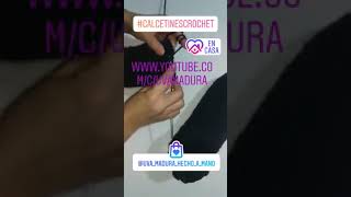 🧶Tejiendo PANTUFLAS para HOMBRE a CROCHET [upl. by Borries721]