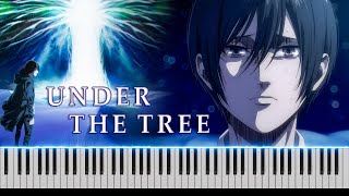 UNDER THE TREE  Attack on Titan Season 4 Part 3 Theme Piano Cover  Karson Chan [upl. by Nosreip]