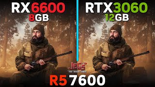 RX 6600 vs RTX 3060 12gb  Ryzen 5 7600  Tested in 15 games [upl. by Aubarta]