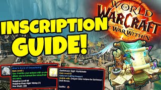 The War Within INSCRIPTION Guide  Everything NEW in The War Within Profession Overview [upl. by Yddeg]