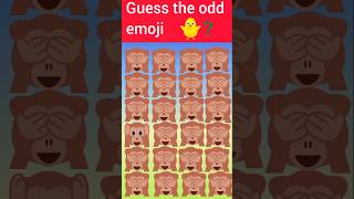 Guess the odd emoji 👻👻।। puzzle।।learn with fun🎉🎉।। Randomly শিখব।।bangla shorts [upl. by Ennaegroeg995]