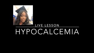 Hypocalcemia in Nursing [upl. by Sheeree]