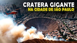 CRATERA GIGANTE no Centro de São Paulo O Mistério das Ruínas Antigas [upl. by Gerome]