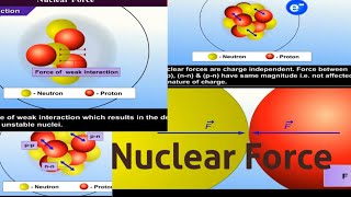 Nuclear Force  Details study of Nuclear Force  Class 9 atomic structure [upl. by Bradman20]