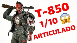 🦾😎 Terminator T850 Super Soldier Mechanical Battle Damage 110 Arnold Schwarzenegger 👍🏻 [upl. by Ibbison]