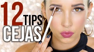 12 TRUCOS para ARREGLAR tus CEJAS CEJAS PERFECTAS [upl. by Micky]