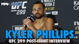 Kyler Phillips Addresses Potential Fight With Teammate Sean OMalley in Future  UFC 299 [upl. by Nelg260]