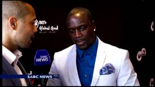 BET honours Akon with 2016 Global Good Award [upl. by Taka]