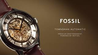 Introducing the Fossil Townsman Automatic Watch  Fall 2024 Mens Collection [upl. by Atekehs207]