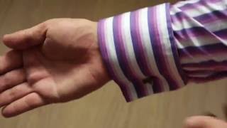 How to use cufflinks on a double cuff shirt [upl. by Ellivro]