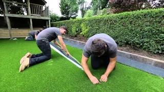 How to install artificial grass [upl. by Matronna839]