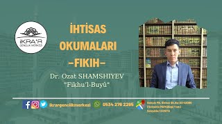 Dr Ozat SHAMSHIYEV  Fiḳhu’l Buyû´  34 Akreditif Sözleşmelerinde Karşılıklı Vaatleşme [upl. by Lattie]