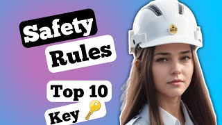 10 Safety Rules for Every Employee  Workplace Safety Rules [upl. by Tildy]