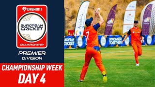 🔴 Dream11 ECC Premier 2024  Championship Week Day 4  18 Oct 2024  Live European Cricket [upl. by Aloiv]