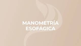 Manometría esofágica [upl. by Wasson]